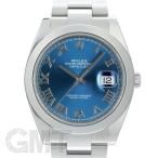 ロレックス デイトジャスト41 126300 ブルーローマ オイスターブレス ROLEX 中古メンズ 腕時計 送料無料