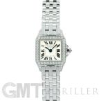 カルティエ サントスドゥモワゼル ミニ WF9005Y8 ホワイトゴールド CARTIER 中古レディース 腕時計 送料無料