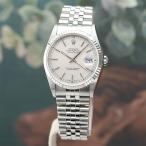 ロレックス デイトジャスト 16234 シルバー 保証書1998年 シリアルU番 ROLEX 中古メンズ 腕時計 送料無料