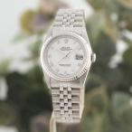 ロレックス デイトジャスト 36 16234 ホワイトローマ 保証書1988年 シリアルR番 ROLEX 中古<br>メンズ 腕時計 送料無料