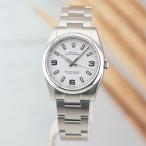 ロレックス オイスターパーペチュアル 114200 ホワイト 369 保証書2015年 ランダムシリアル 付属品完品 ROLEX 中古メンズ 腕時計