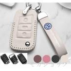 フォルクスワーゲン Volkswagenキーケース スマートキーケース キーカバー キーホルダー VW向け ゴルフ ジェッタ シロッコ ポロ アルテオン 鍵 キーチェーン