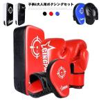 5点セット ボクシング 子供用 キックボクシングパッド 大人用 グローブ 武術 ボクシンググローブ キックミット テコンドー ミット 武術 練習用 空