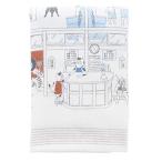 コンテックス フェイスタオル 布ごよみ 大きなタオルてぬぐい いい湯だな ピンク 約58×120cm 52533-002