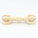 栗田仏像ブランド【法器】五鈷杵 15cm 木彫仏具 桧木製 27894