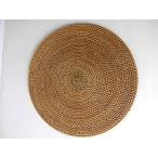 ラタン ラウンド ランチョンマット 籐 アジアン ランチョンマット 円 テーブルマット ランチマット プレイスマット ハンドメイド おしゃれ