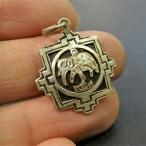  серебряный аксессуары подвеска head подвеска с цепью серебряный 925.ne жемчуг 