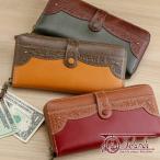 長財布 レディース ファスナー 本革 お財布 クリスマスプレゼント 女性 Felando フェランド エミリア