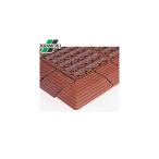 テラモト ナイロンブラッシュ H-30 茶 フチ別売り 152×152mm 1枚 MR-097-072-7 [法人限定]