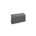 テラモト(TERAMOTO) オブリークアーバン C24 グレー 24本立 UB-285-224-6 [法人限定]