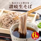 送料無料 讃岐ざるそば6食 生そば 生麺 ご当地 グルメ 産直 オープン記念 得トクセール ポイント消化 ポッキリ