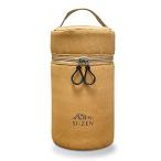 SI-ZEN (シーゼン) ランタンケース ダブルファスナータイプ 帆布製 全面クッション仕様 (ブラウン)