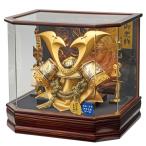 五月人形 ケース飾り兜 六角翔寿 彫