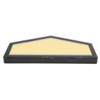 アウトレット品 雛・五月人形飾り台単品 平飾台 27号黒塗欅ツキ板扇面平台 21ya1788 K2021-06