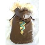 ブラウンドラゴン・フード付きコート