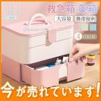 救急箱 薬箱 おしゃれ 大容量 収納ボックス 薬入れ 小物入れ 防災グッズ メディカルボックス 医療箱 応急処置 家庭用 車載用 コンパクト 携帯便利