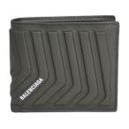 バレンシアガ 財布 メンズ BALENCIAGA 二つ折り札入れ カー レザー カーキ 683426 2103I 3590