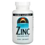Source Naturals фирма цинк 1 шарик на 50mg сочетание 250 шарик ввод 1 шт. дополнение 