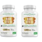  выгодный 2 шт. комплект Mother Nature Organics Superfoods for O Mother Nature Black Seed Oil Capsules - Organic Cold-Pressed Cumin Nigella Sativa