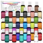 US Cake Supply社Deluxe 36 Color Airbrush Cake Color Set - 20ml×36本 Bottles &amp; Bonus Color Mixing Wheel - Safely Made in the USA product