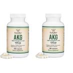 お得な2本セット Double Wood 社α-ケトグルタル酸 AKG Alpha-Ketoglutaric Acid1粒あたり500mg配合サプリメント180粒入り×2本