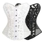 【S~6XL】ビスチェ コルセット 網 透け感 キャミソール ダイエット Tシャツ アンダーバスト肋骨 衣装 ハロウィン コスチューム コスプレ