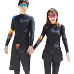 【送料無料】ペアルック カップル 人気 ラッシュパーカー レディース 長袖 カップル 水着 ペア カップル ラッシュガード カップル お揃い プレゼント