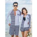  Rush Guard пара cup ru длинный рукав пара look купальный костюм женский верх и низ в комплекте мужской мокрый костюм выставить .. популярный большой размер модный 