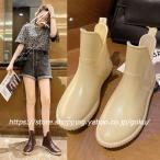 レインブーツ雨靴シンプルレインシュ...