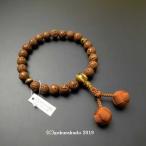 数珠 男性用 金剛菩提樹 主玉22個入り(親・2天・ボサ)虎目石 茶色利休房