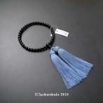 数珠 女性用 総ブラックオニキス 正