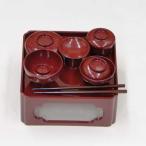 お膳・霊具膳/上質プラスチック製御膳(朱)6寸