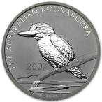[保証書・カプセル付き] 2007年 (新品) オーストラリア「クッカバラ・ワライカワセミ」純銀 1オンス 銀貨