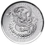 [ письменная гарантия * капсулпа со стартером ] 2019 год ( новый товар ) Canada [ Lucky Dragon ] оригинальный серебряный 1 унция высокий понижение серебряная монета 