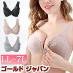 大きいサイズ レディース インナー ブラ フロントホック シームレス 脇高 谷間 春コーデ 春服 夏服 秋服 冬服 LL 2L 3L 4L 5L 6L 7L ブラック グレー ピン 爆買