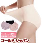 大きいサイズ レディース レディス 下着 ショーツ シームレス ストレッチ 股上深め 無縫製 夏コーデ LL 2L 3L 4L 5L ブラック 黒 ベージュ モカ 夏服 春服