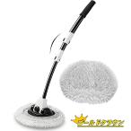 15°曲げ 洗車ブラシ 伸縮柄付き 43