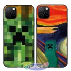 Minecraft マインクラフト スマホケース 携帯カバー 強化ガラス レンズ保護 iPhone14 12 7 8 6 plus iPhoneX XS MAX XR iPhone11 Pro SE 12 13 mini ケース