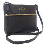 美品 ケイトスペード シダーストリート テンリー ショルダーバッグ レディース レザー ブラック PWRU4051 中古