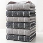HomeFirst フェイスタオル 6枚セット タオル 約74ｘ34cm 重さ約100g/枚 タオル 綿100% 人気 ホテル仕様 タオル