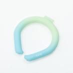 SUOSUO RING 28°ICE gradation (S子供用,ピスタチオグリーン) クールリング クールネック 首掛け ネッククーラ