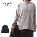 ショッピングジムフレックス [TIME SALE] GYMPHLEX ジムフレックス コーデュロイ スキッパーシャツ J-1393 AWC バンドカラー レディース