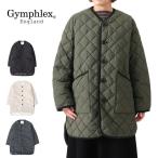 ショッピングジムフレックス GYMPHLEX ジムフレックス ダイヤキルトダウン Vネック カラーレスコート GY-A0056 NYM ノーカラー レディース