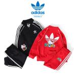 ショッピングキティ [TIME SALE] adidas アディダスオリジナルス ハローキティ コラボ トラックジャケット & パンツ セットアップ II0852 IM2247 ベビー ギフト プレゼント