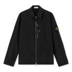 ショッピングmetal STONE ISLAND ストーンアイランド ナイロンメタル ジップアップ オーバーシャツ 1200038 黒 シャツジャケット メンズ