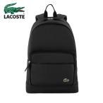 LACOSTE ラコステ L.12.12 PVC ミニロゴ バックパック NH2549P 黒 デイパック リュックサック