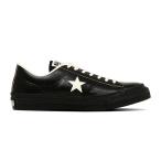 日本製 Converse コンバース ONE STAR J ワンスター レザーシューズ 33702070 黒 ブラック スニーカー メンズ レディース
