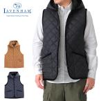 ショッピングラベンハム LAVENHAM ラベンハム HOODED MICKFIELD ミックフィールド フード付き キルティングベスト LV6049 中綿 ジレ メンズ