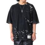 Maison MIHARA YASUHIRO ミハラヤスヒロ エンベリッシュド ブリーチTシャツ A15TS631 スタッズ メンズ
