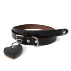 HTC エイチティーシー 25TH 1POINT END FLOWER TQ 0.75 フラワーターコイズ ナロー スタッズ レザーベルト 黒 メンズ